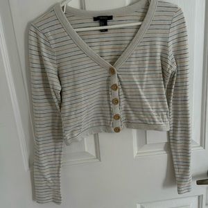 Forever 21 Long Sleeve Crop Top